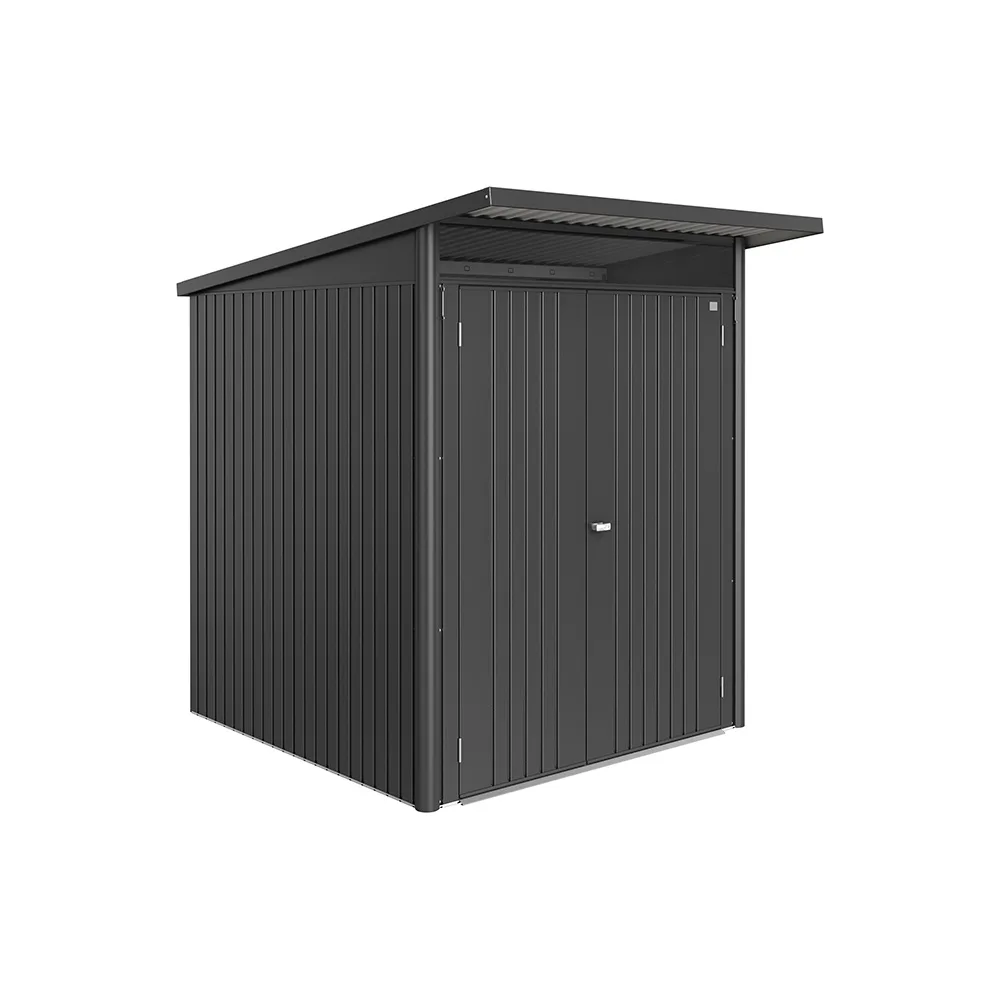 Redskapsbod Biohort Avantgarde Eco A1 Metallic Mörkgrå Dubbeldörr