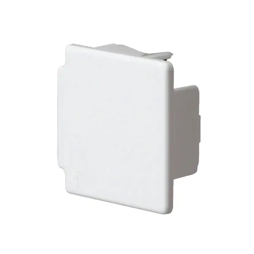 Ändstycke till Matarkanal Hager LF/LFH 40 x 40 mm Halogenfri Vit RAL 9016