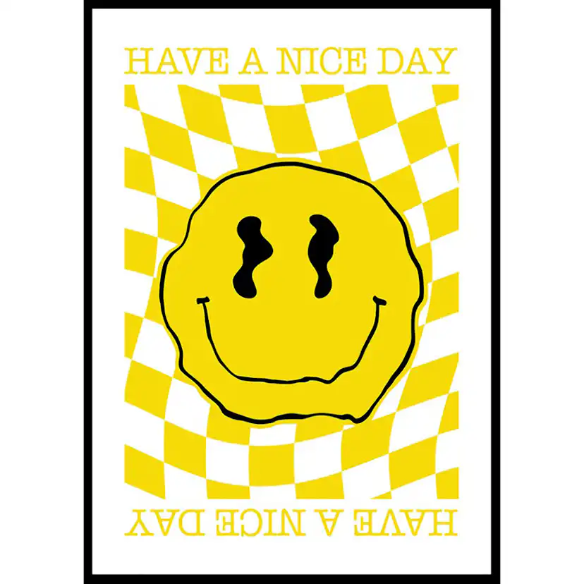Poster Gallerix Smiley Yellow