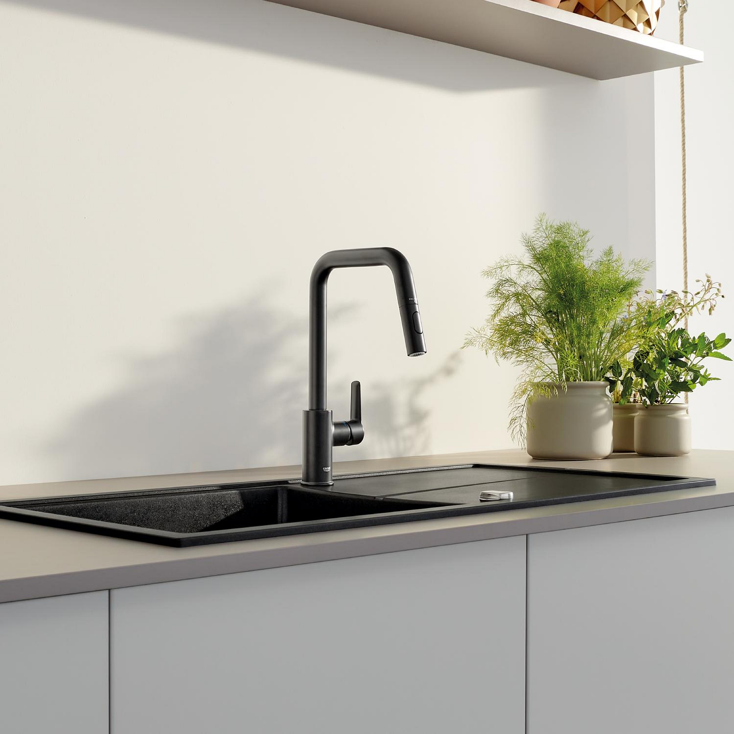 Köksblandare Grohe Start med Utdragbar Pip