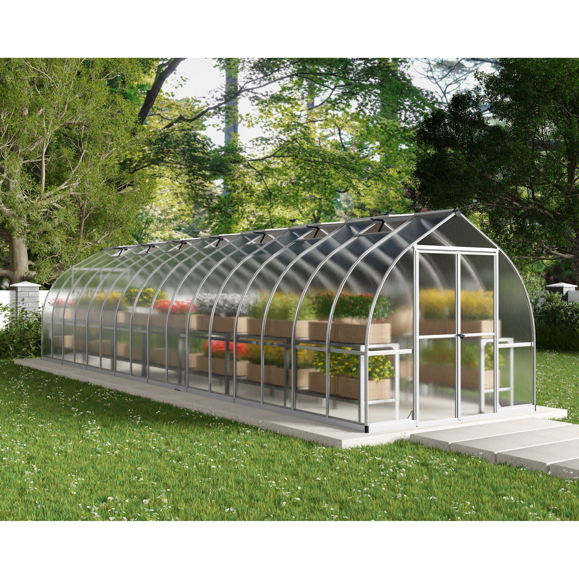 Växthus Canopia by Palram Bella 22,5 M² Silver