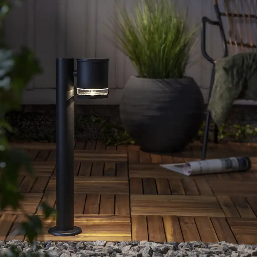 Solcell Pollare Star Trading Vienna LED