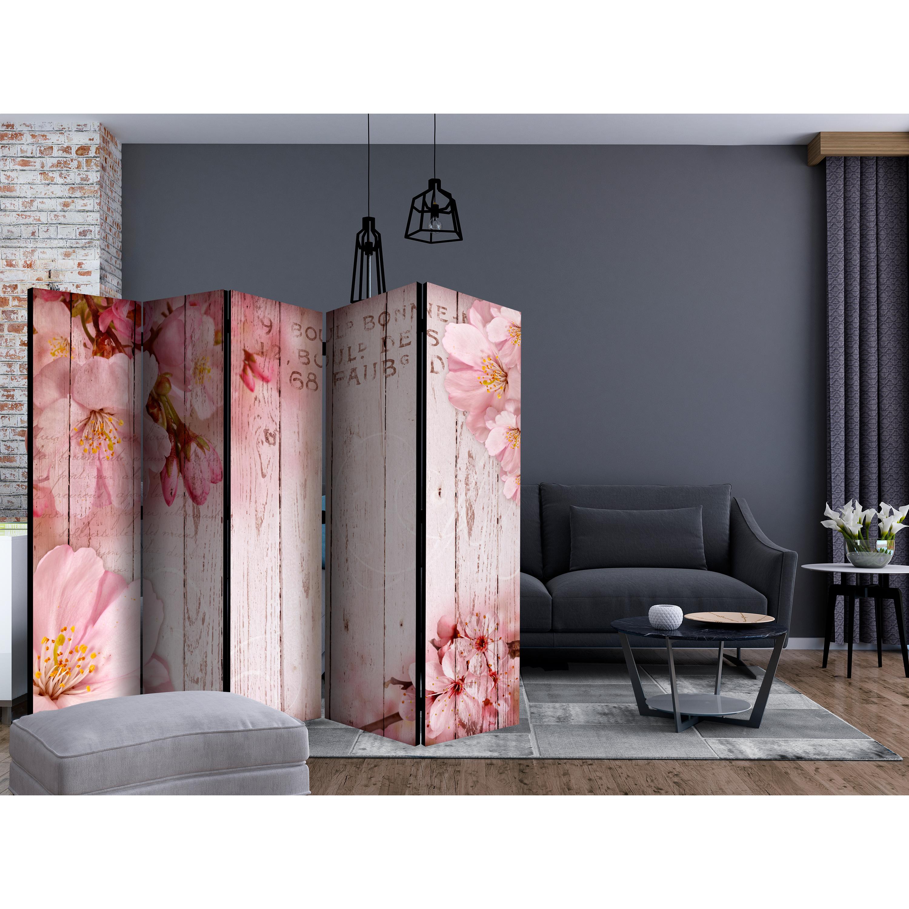Rumsavdelare Arkiio Pink Apple Blossoms II 225x172 cm