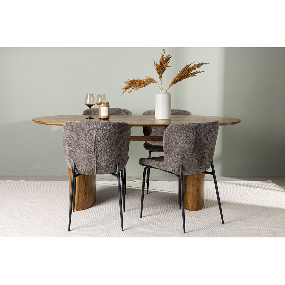 Matgrupp Venture Home Isolde med 4 Modesto Stolar