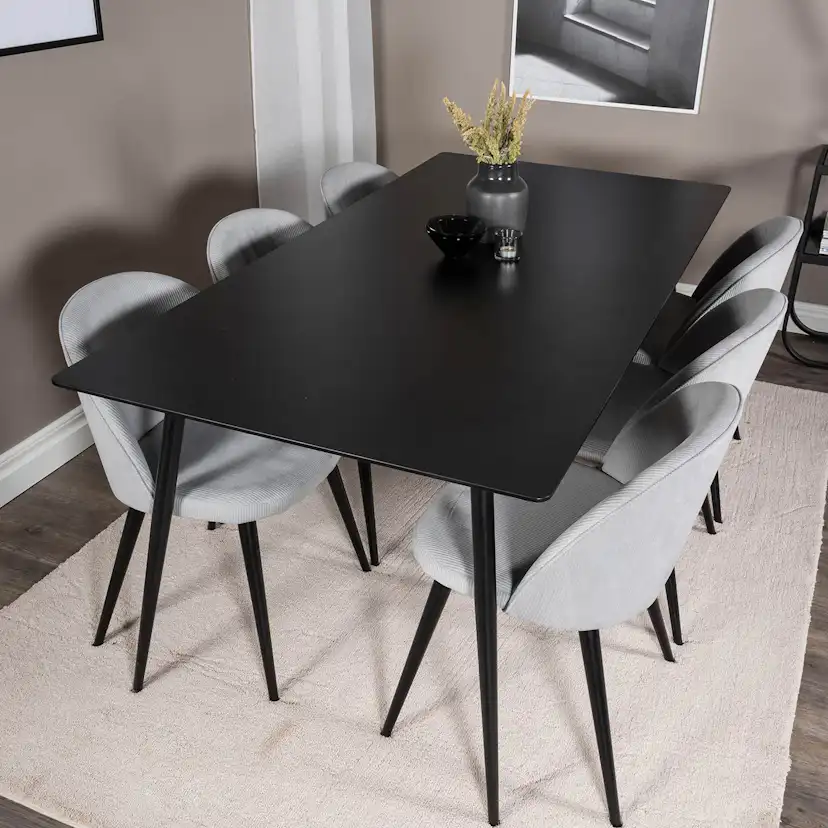 Matgrupp Venture Home Silvia med 6 Valentina Stolar Manchester