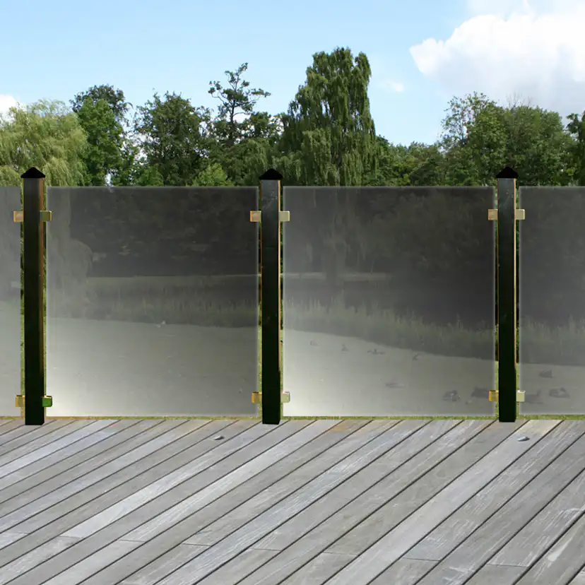 Glasstaket HORTUS Rökfärgat