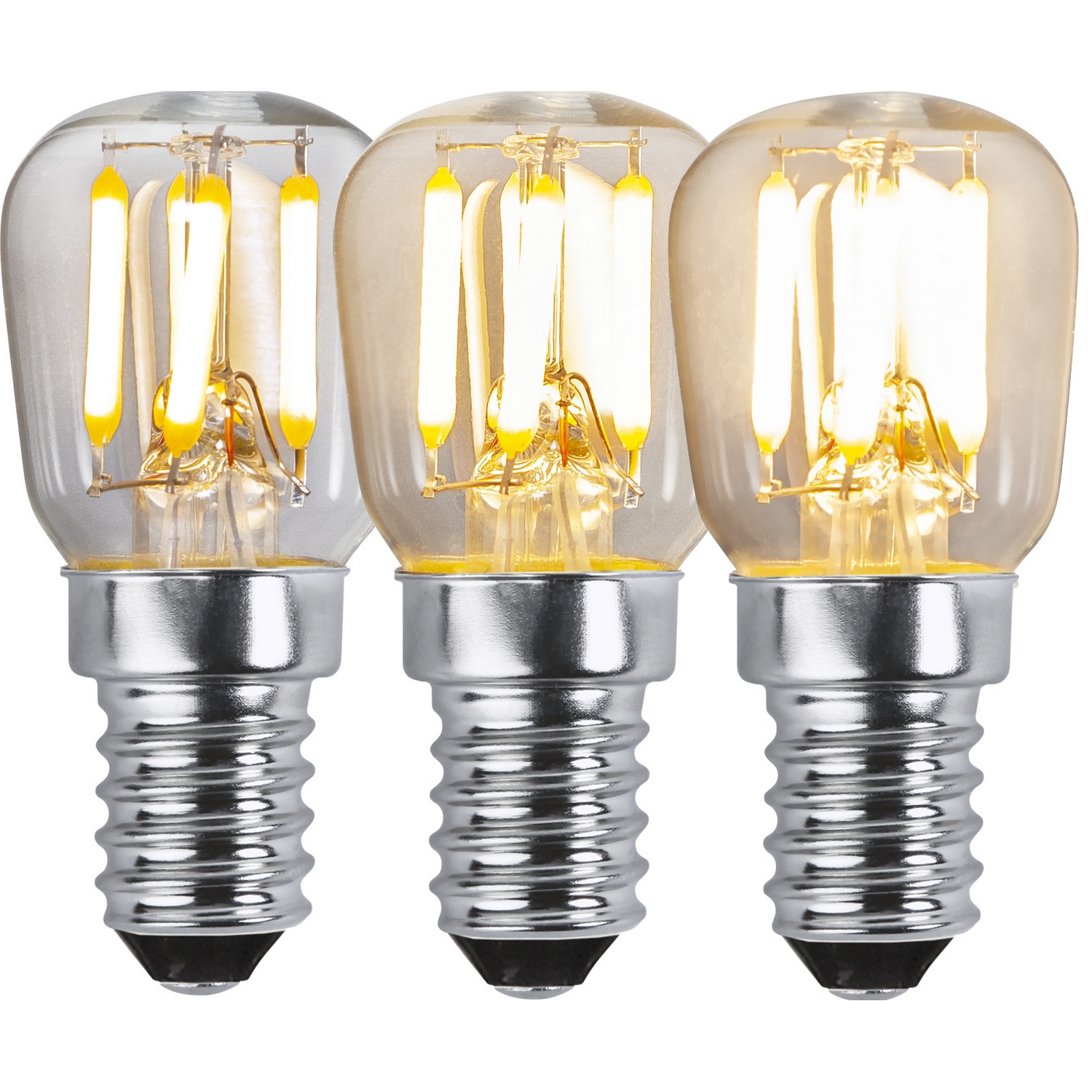 LED-lampa Star Trading E14 ST26 Klar 3-step Dimbar Memory 2,5W