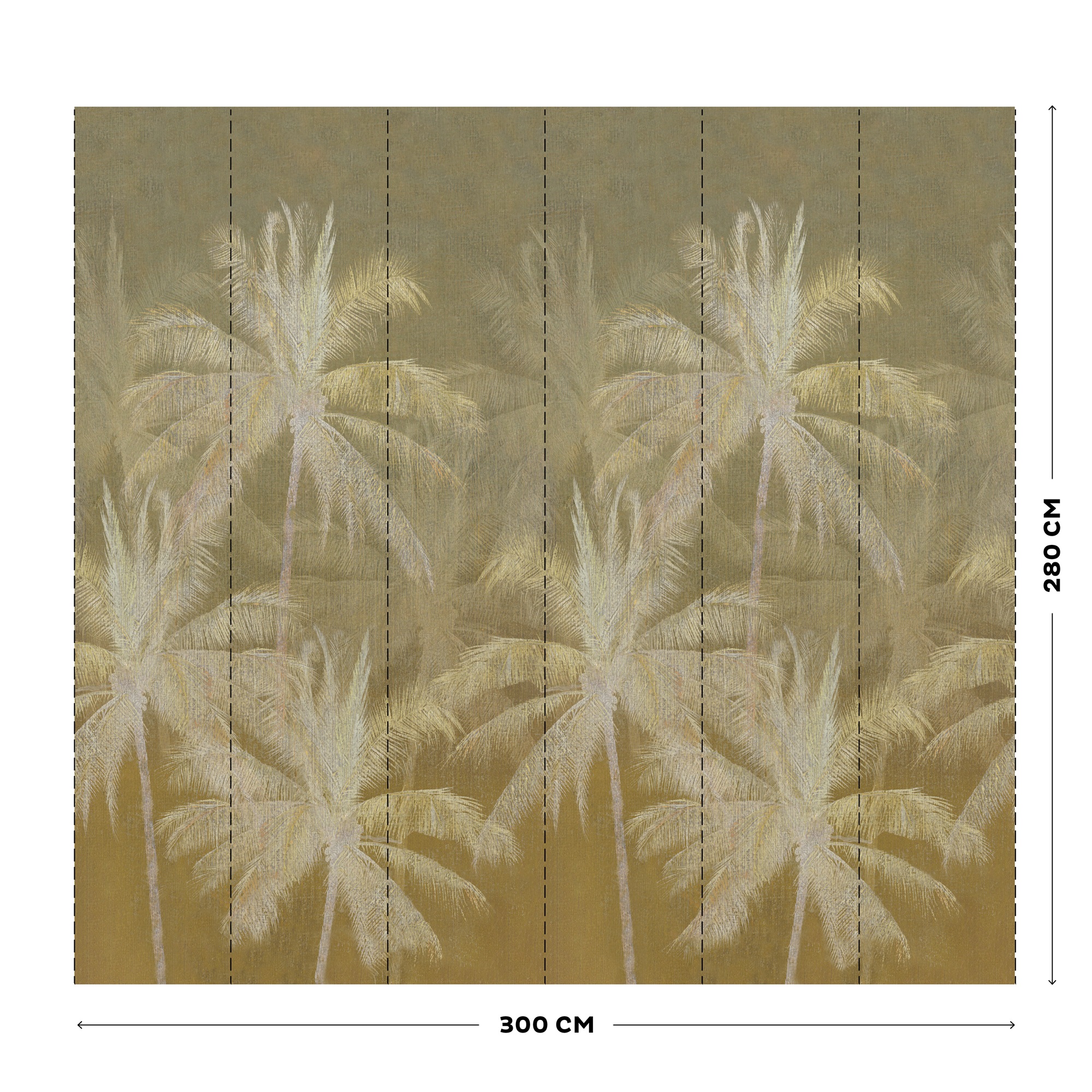 Fototapet Art For The Home Vintage Palm 112124