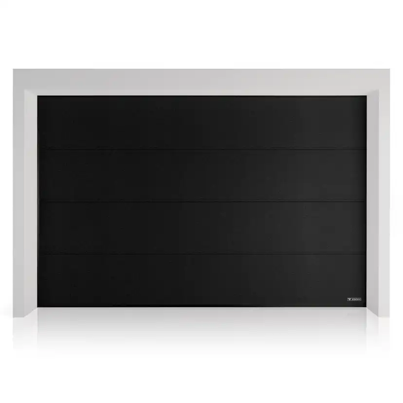 Garageport Nordic Home 240 x 212 cm Svart