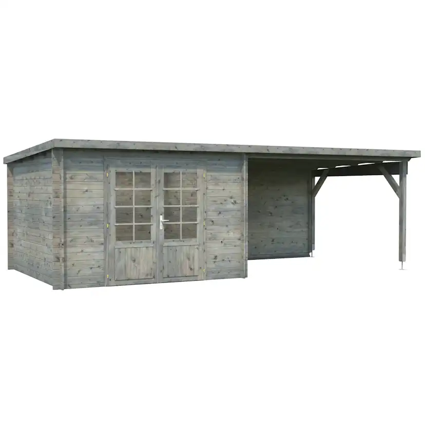 Ella 8,7+10,0 m2 Grå dippad