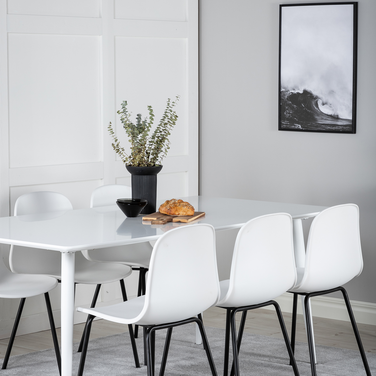 Matgrupp Venture Home Pobbie med 6 Ardi Stolar