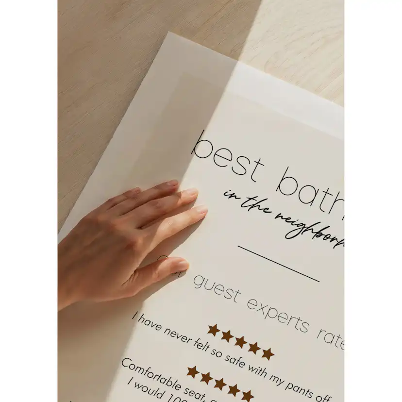 Poster Gallerix Best Bathroom