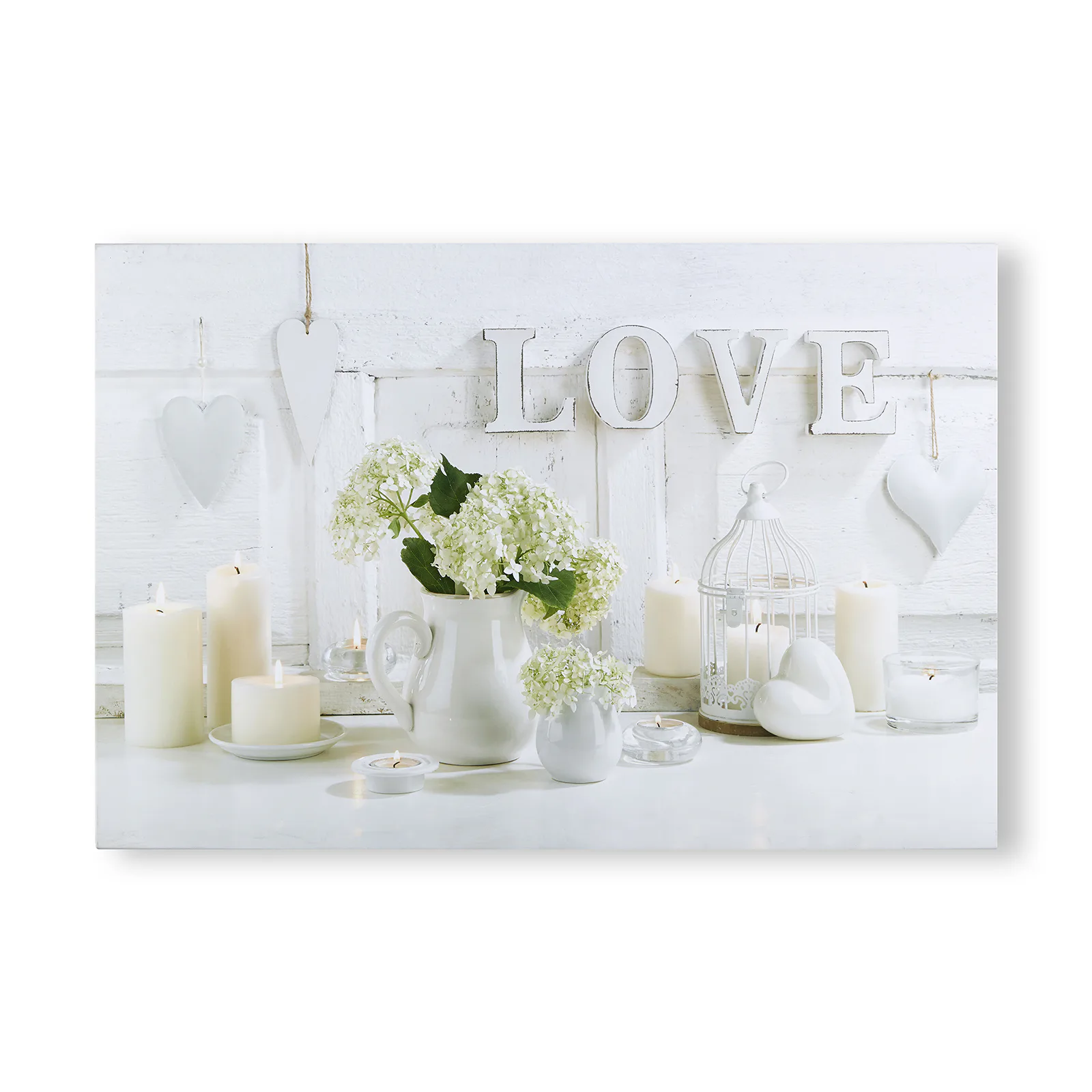 Tavla Art For The Home Hearts & Love LED