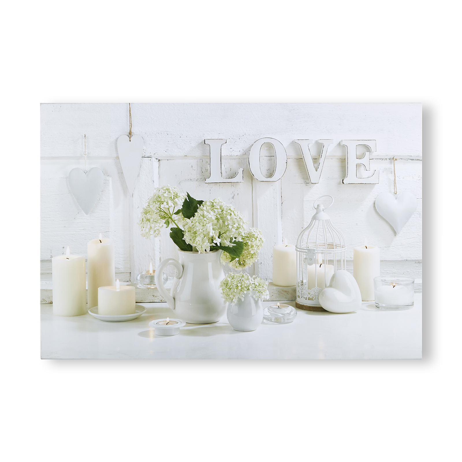 Tavla Art For The Home Hearts & Love LED