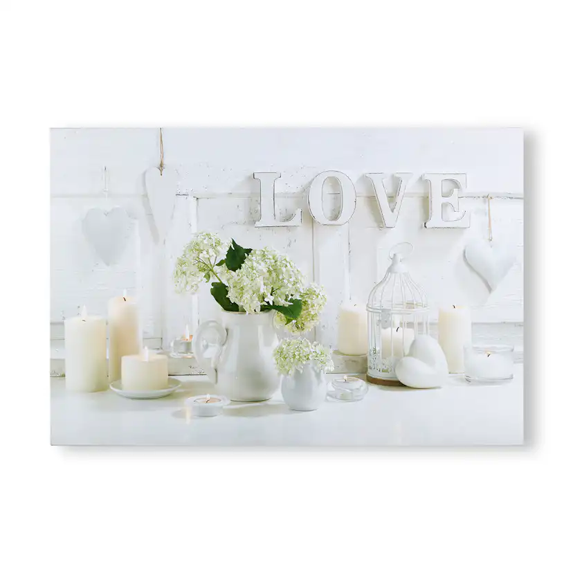 Tavla Art For The Home Hearts & Love LED