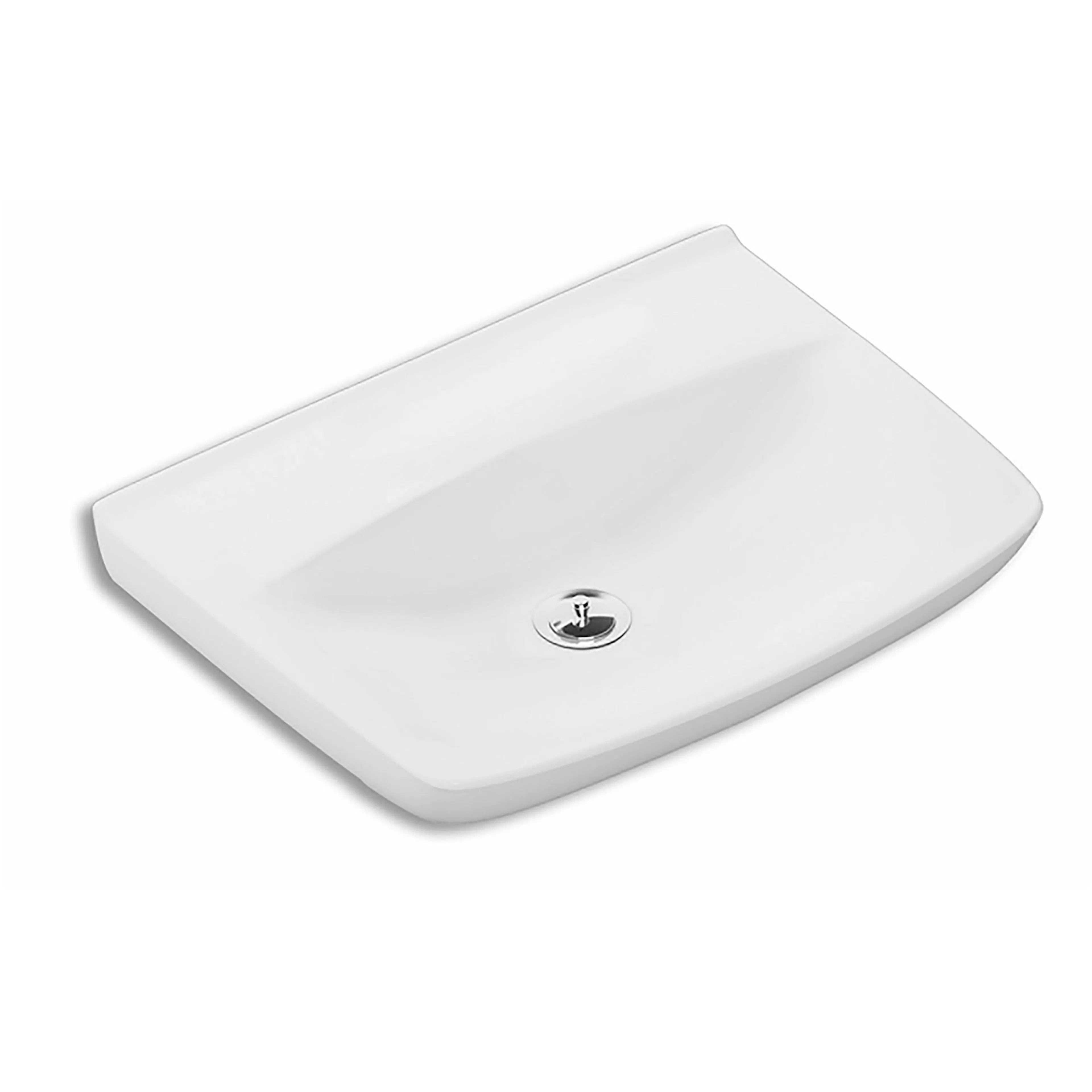 Ifö Spira Tvättställ Bult/Konsol 60 cm utan kranhål/bräddavl Utan Kranhål/Bräddavlopp