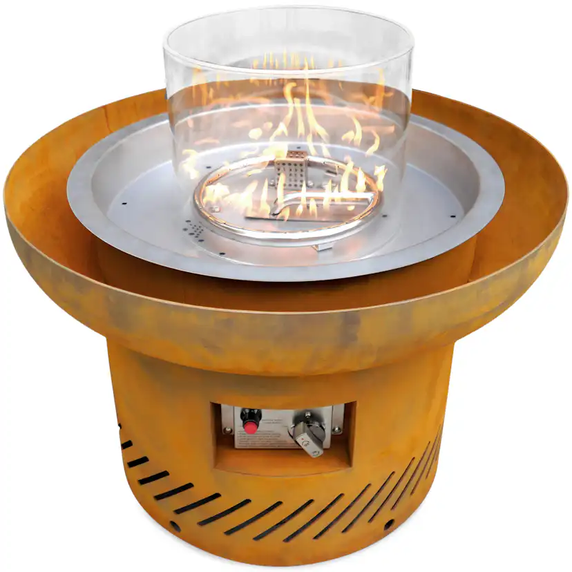 Eldstad Lyfco Cortenstål Gasoldriven Dorotea