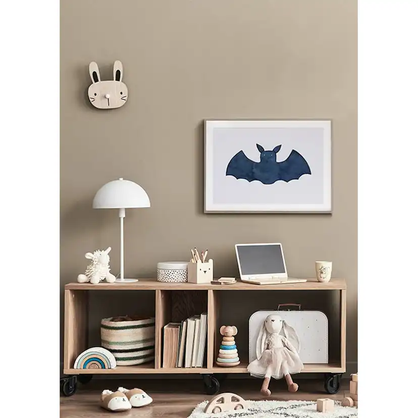 Watercolor Bat 70x100 cm