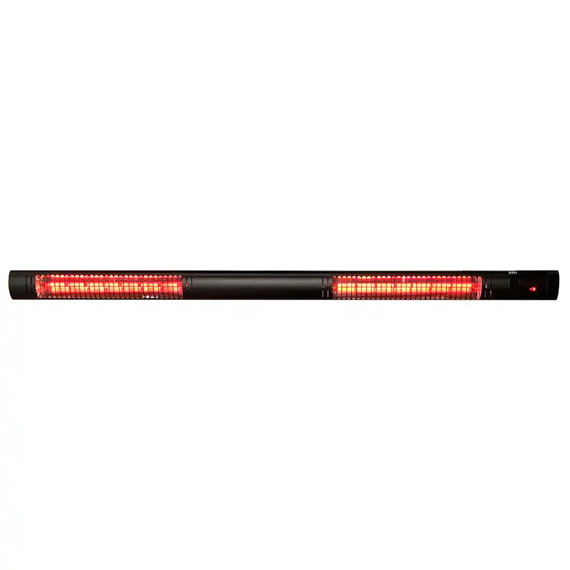 Gasolvärmare HEAT1 3000W Svart Dubbel Terrassvärmare för Uterum & Utomhusmiljö