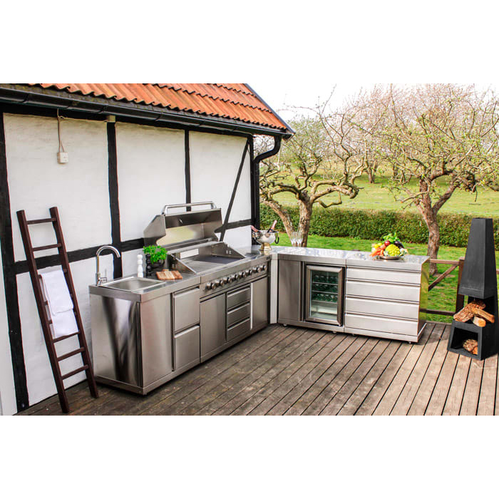 Hörnmodul Myoutdoorkitchen Classic Line Stainless 304SS 90°
