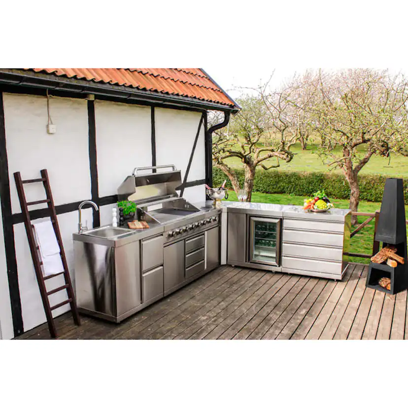 Hörnmodul Myoutdoorkitchen Classic Line Stainless 304SS 90°