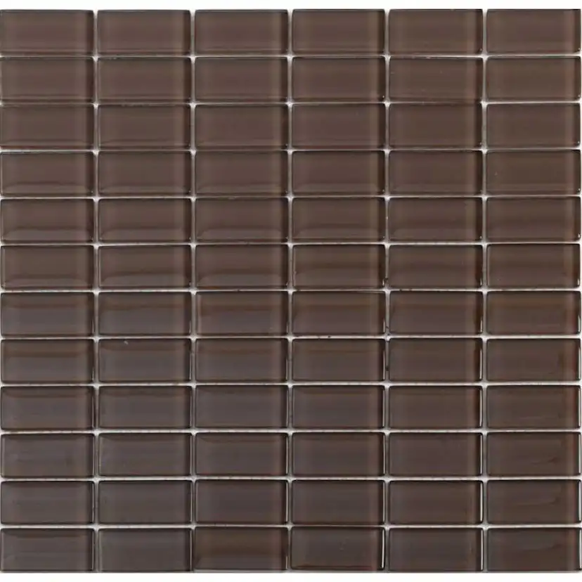 Kristallmosaik Arredo Blank Brun 2,3x4,8 cm