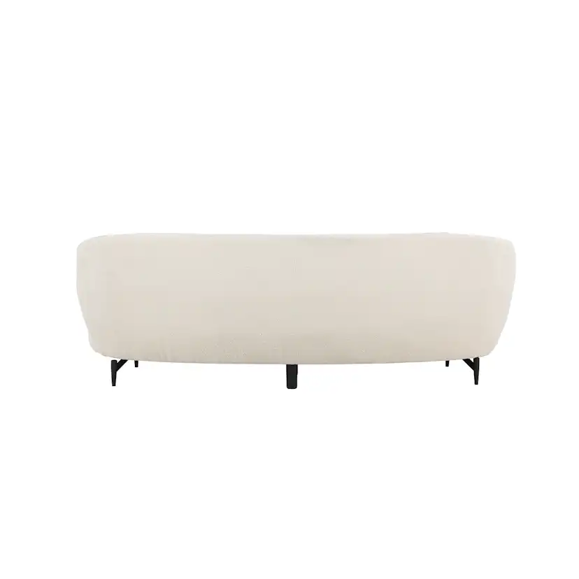 3-sitssoffa Venture Home Luna Boucle Vit