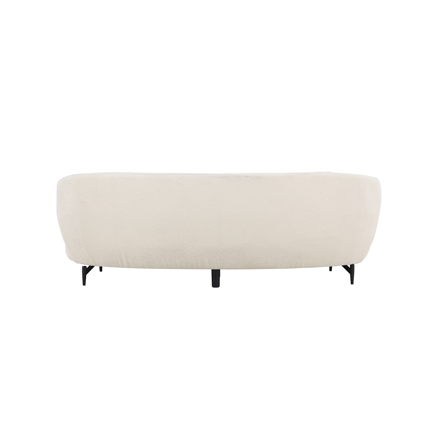3-sitssoffa Venture Home Luna Boucle Vit
