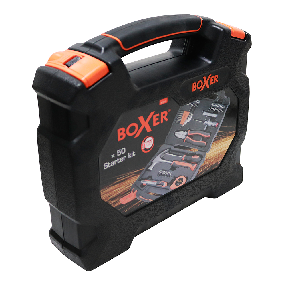 Verktygssats Boxer 50-delar Starter-kit