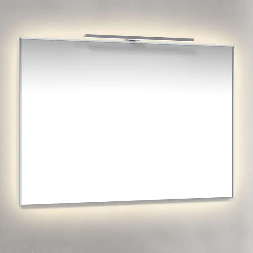 Spegel Macro Design Crown Ambilight T-belysning Med Ram