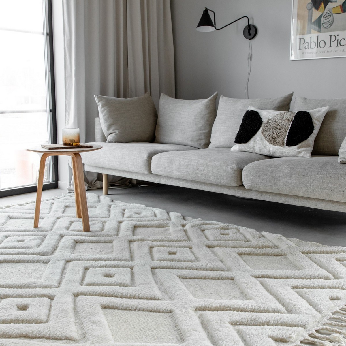 Flatvävd Matta Venture Home Dahlia Ull