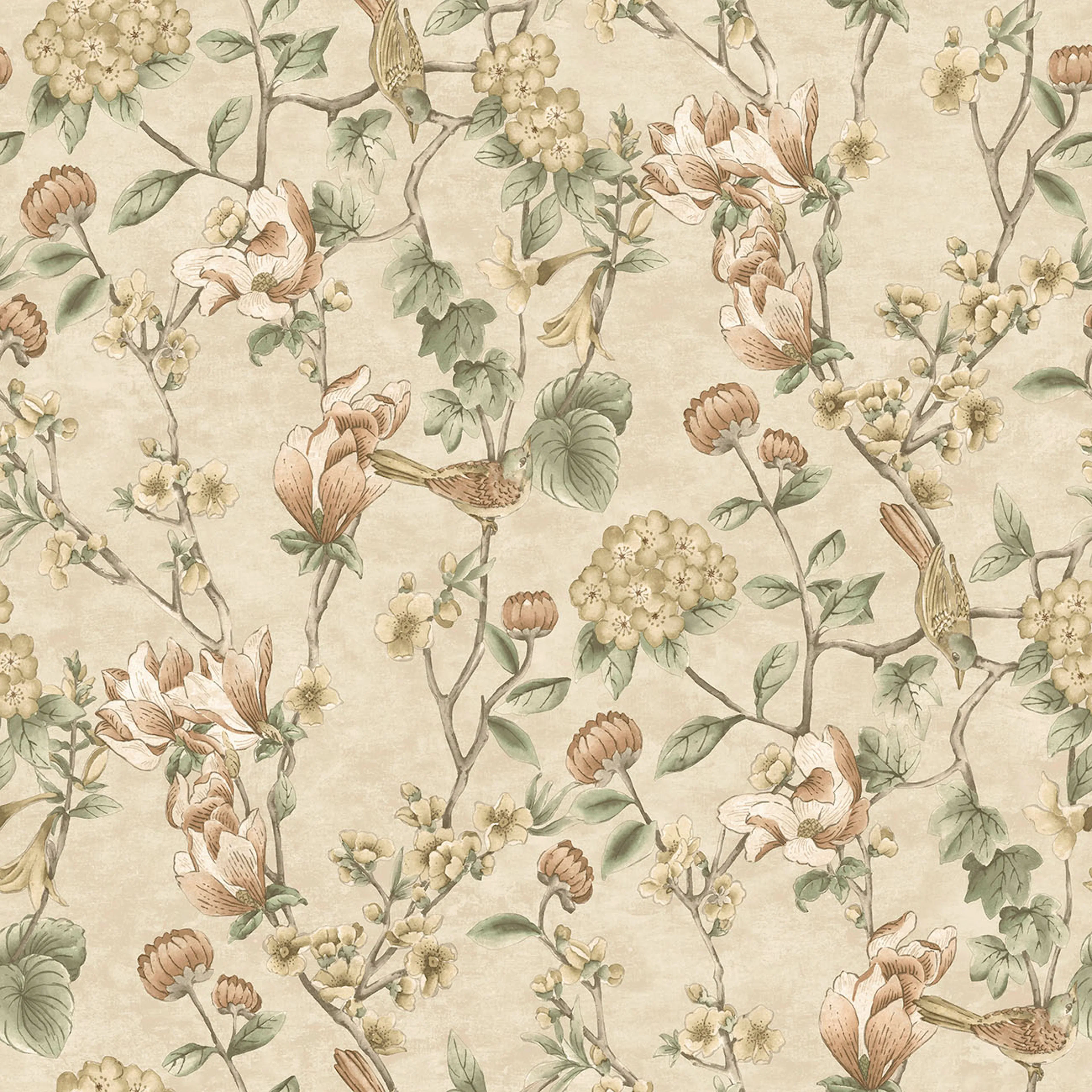 Tapet Holden The Lost Gardens Nightingale Cream 91620