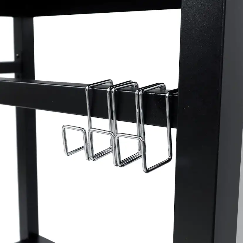 Grillvagn Easy Cooking Svart Arbetsyta Till Grillen