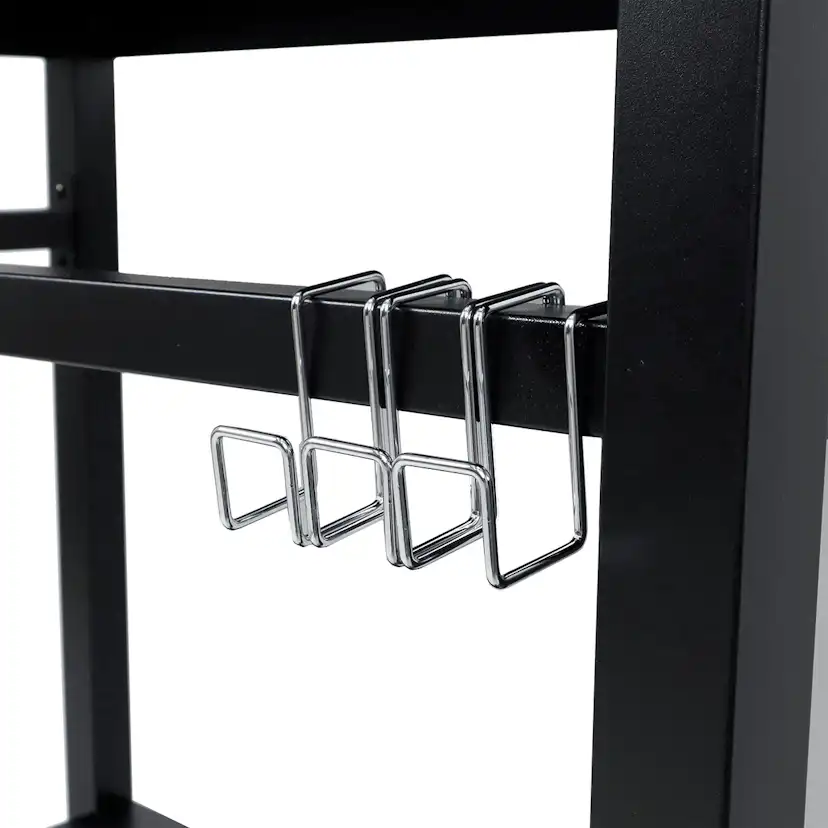 Grillvagn Easy Cooking Svart Arbetsyta Till Grillen