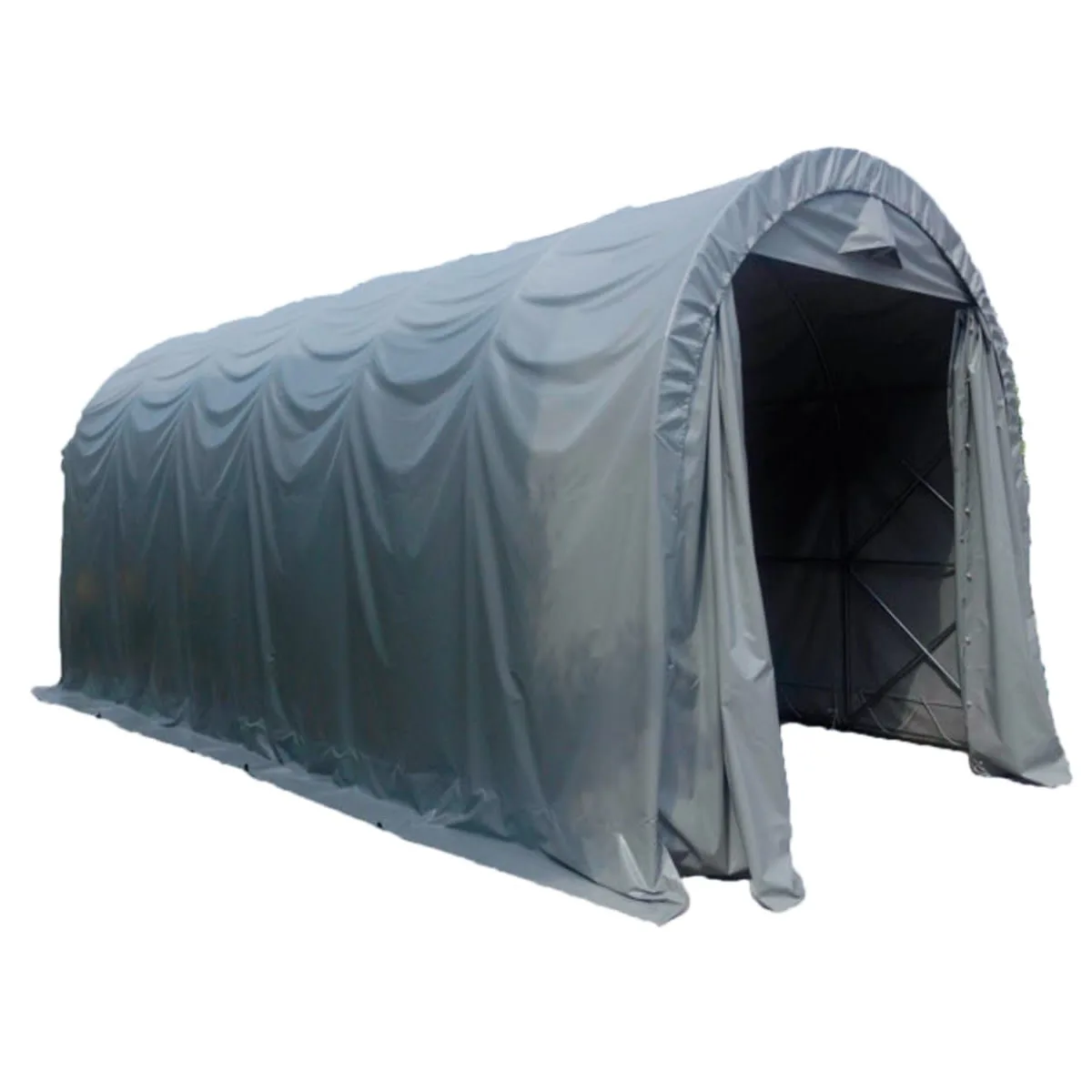 Garagetält Prohall G500 4,5x13 m Grå