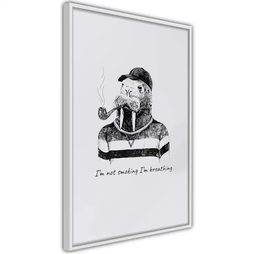 Poster Artgeist Affisch I'm Not Smoking. I'm Breathing