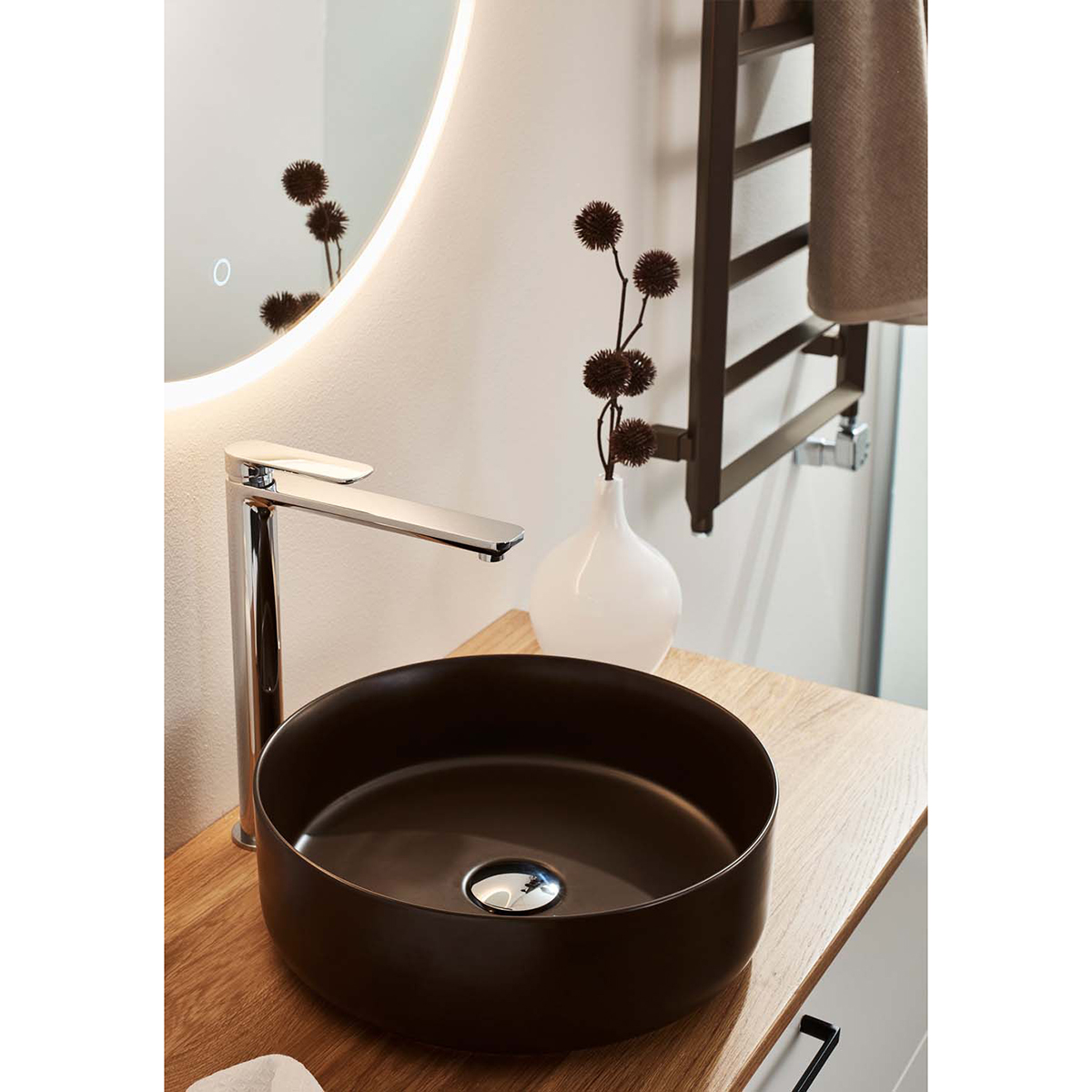 Handdukstork Hafa Edge Kaffe
