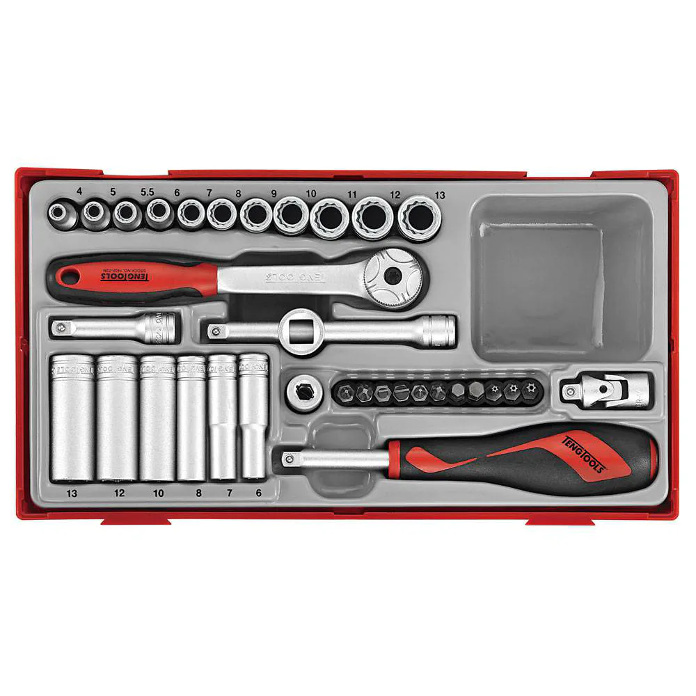 Hylsnyckelsats Teng Tools 1/4 TT143512