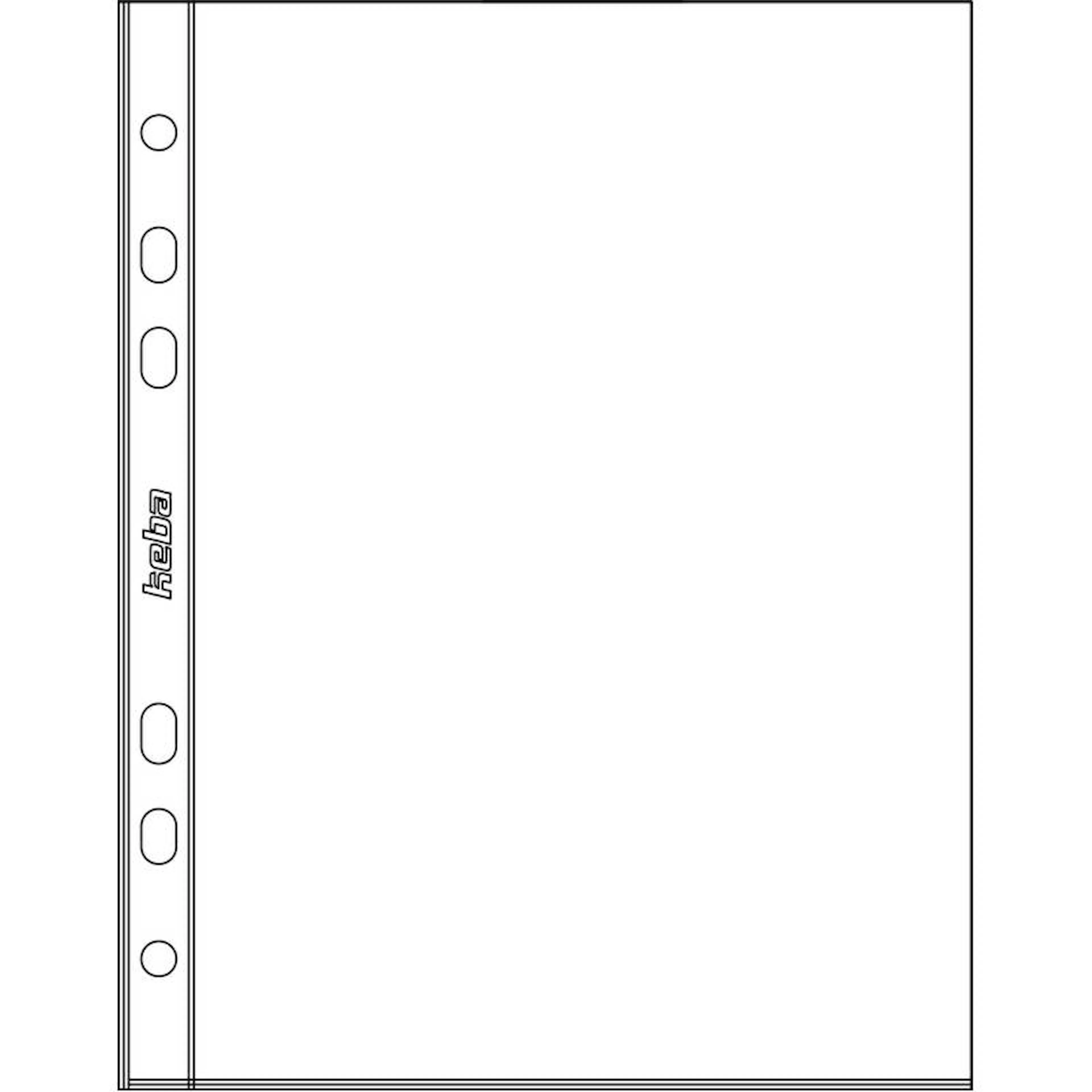 Plastficka KEBA PP A5 0,06 mm 10-pack