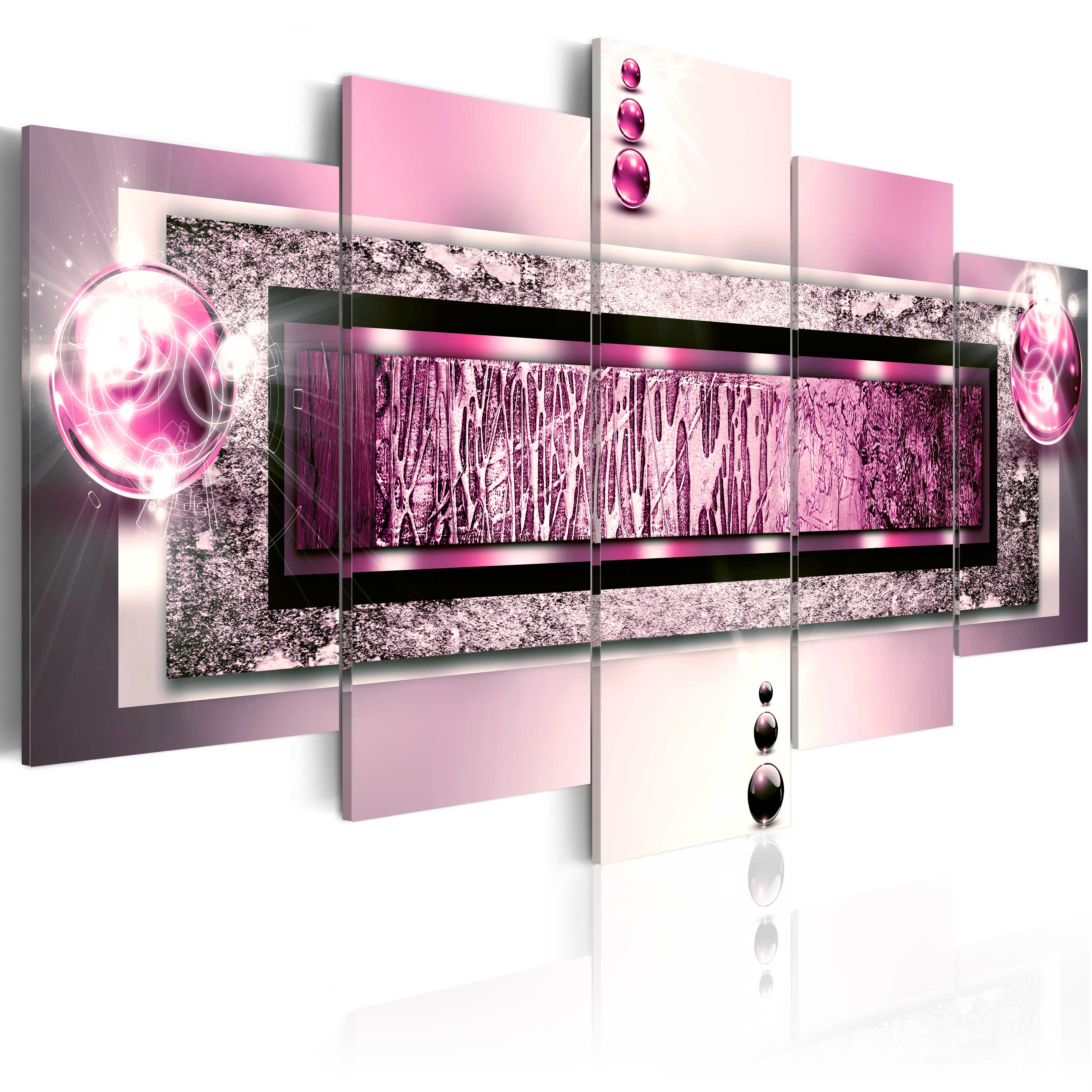 Foto på akryl - Cyclamen Dream [Glass] 100x50 Mått: 100x50 cm