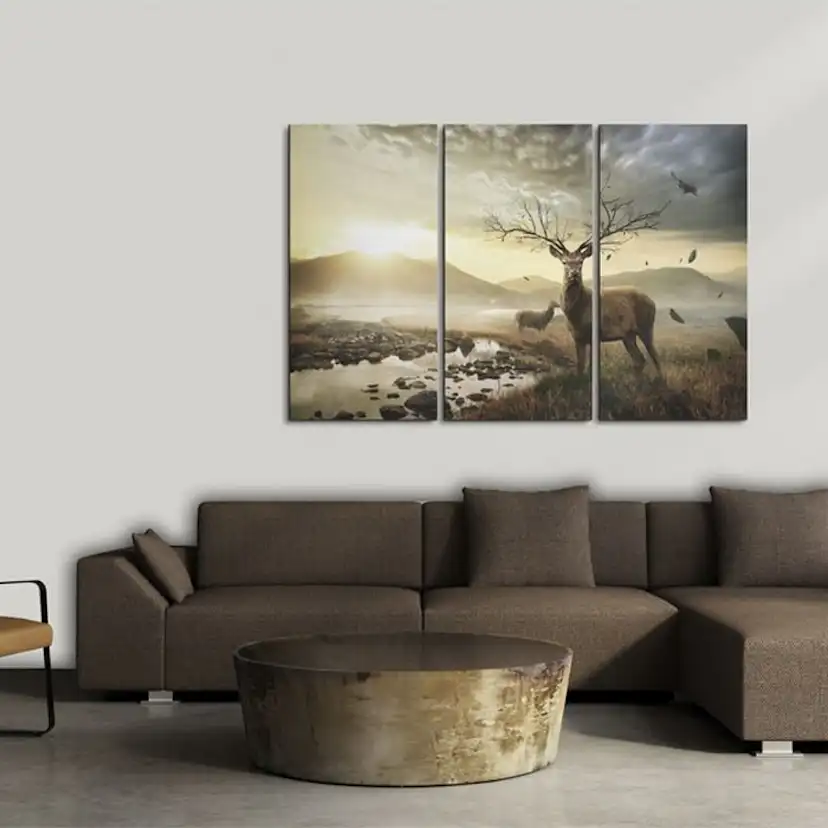 Tavla Arkiio Deer With A Tree Like Antlers