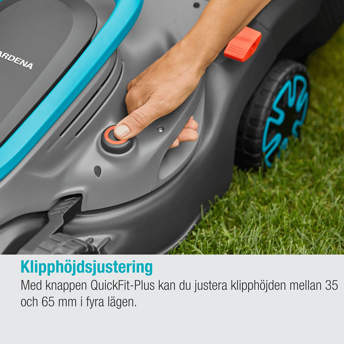 Batterigräsklippare Gardena PowerMax 32/18V P4A med Batteri och Laddare
