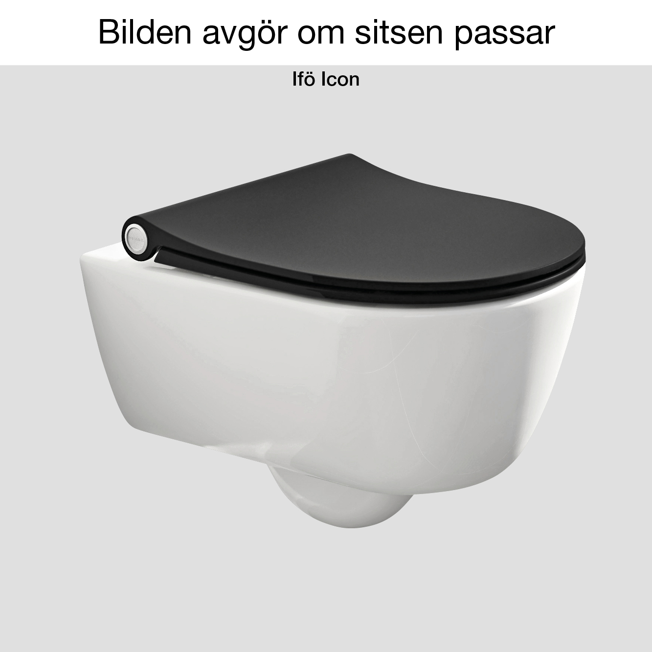 Toalettsits Pressalit Sway D 934 Hårdsits Vit