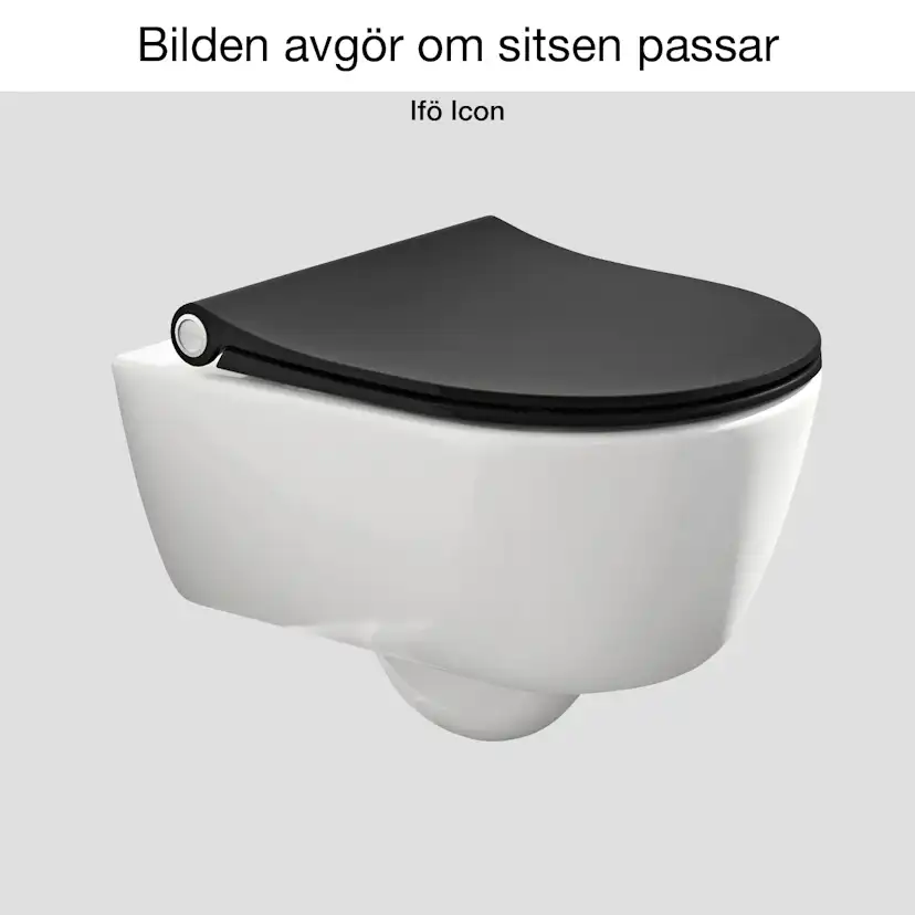Toalettsits Pressalit Sway D 934 Hårdsits Vit