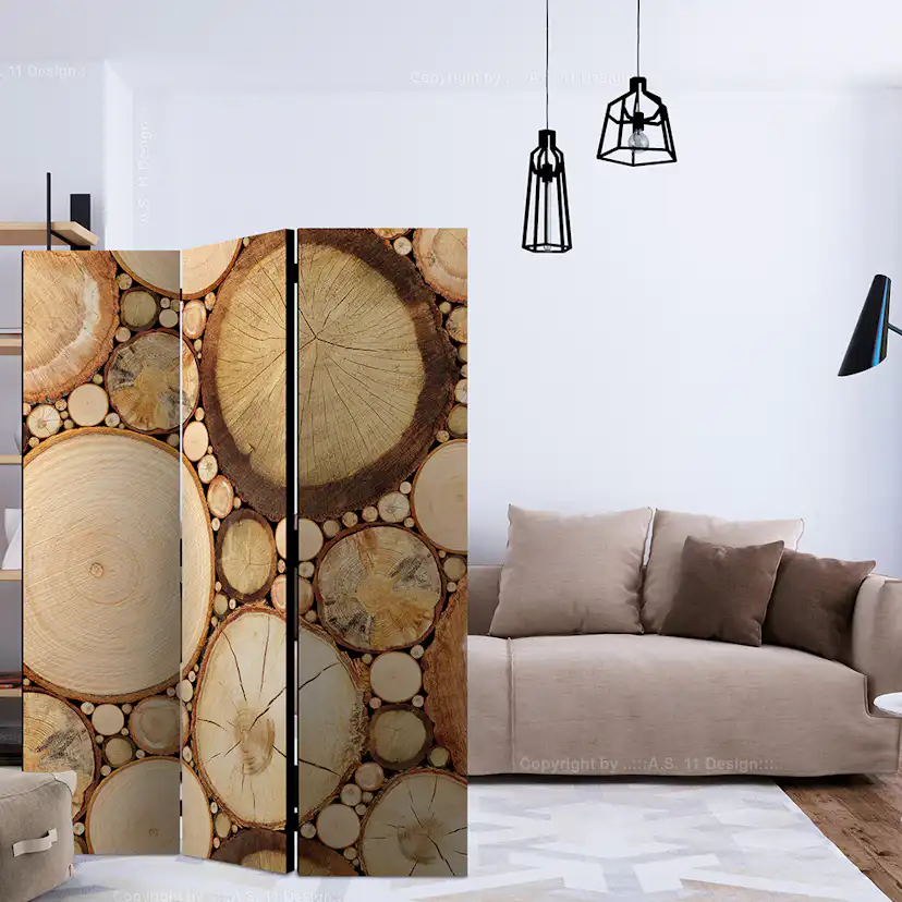 Rumsavdelare Arkiio Wood Grains 135x172 cm
