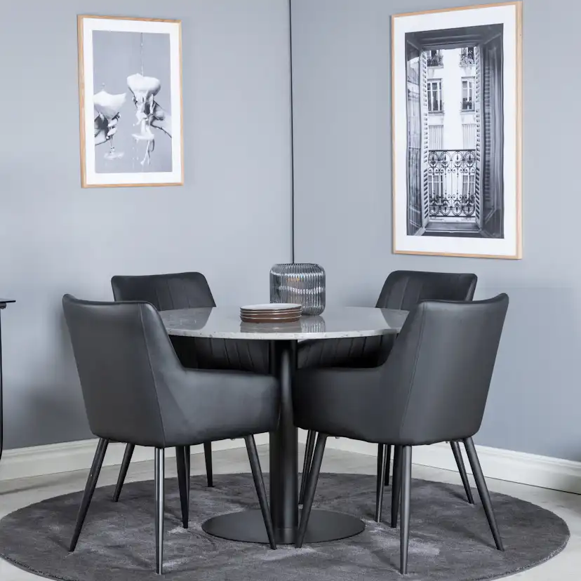 Matgrupp Venture Home Razzia med 4st Comfort Stolar