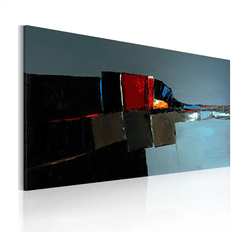 Handmålad Tavla Arkiio Abstrakt elefant 120x60