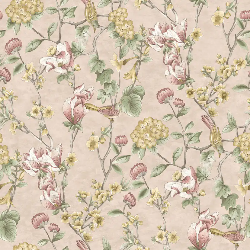 Tapet Holden The Lost Gardens Nightingale Pink 91621