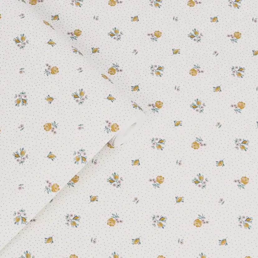 Tapet Laura Ashley Claudia’s Friend Pale Ochre Gul 121084