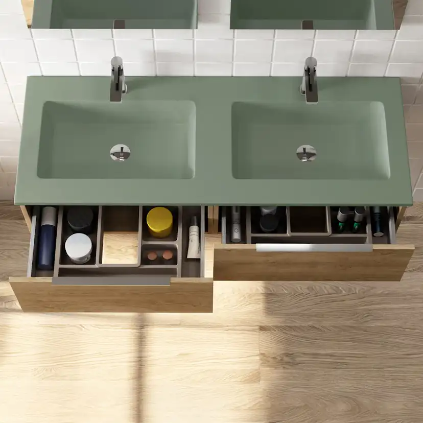 Tvättställ Tenfors Alpin XL Solid Surface 120 cm